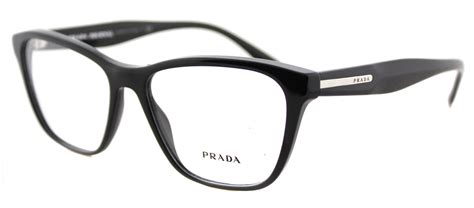 Prada PR 04TV 1AB1O1 Eyeglasses in Black 